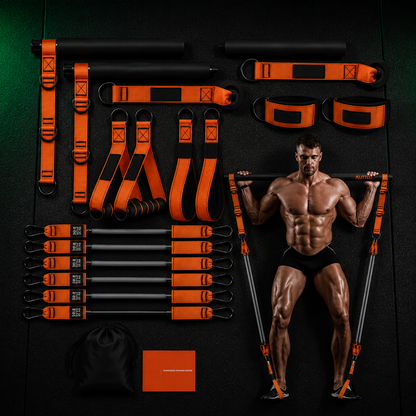 The Foundation Training System - Complete Pilates Bar & Resistance Kit