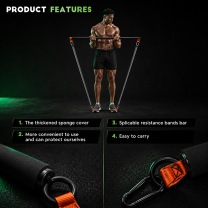 The Foundation Training System - Complete Pilates Bar & Resistance Kit